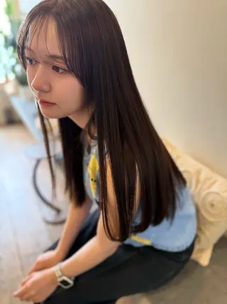 ロング 💛🤍U too e’s /店長🧸のヘアスタイル