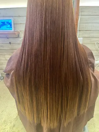 ロング 縮毛矯正メンズパーマ 髪質改善特化のヘアスタイル