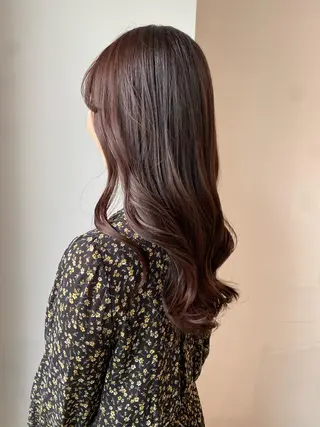 ロング カラー レイヤー/大人ボブ| ワタナベ リョウカのヘアスタイル