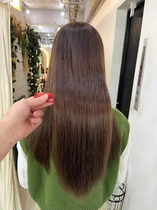 セミロング カラー ダブルカラー メンズパーマ大成のヘアスタイル