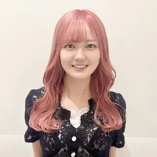 ロング カラー 🩵ブリーチカラー MIORI🩵のヘアスタイル