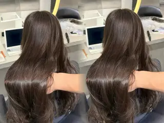 セミロング 谷川が作る熊本1🥇 レイヤーカットのヘアスタイル