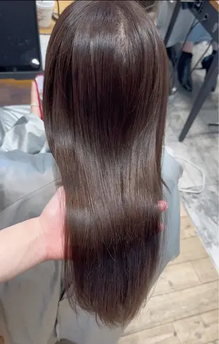 ロング 銀座/レイヤー 顔周りカット溝手優太のヘアスタイル