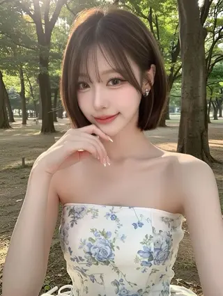 ショート Miu 名古屋ピンク ボブモデル募集のヘアスタイル