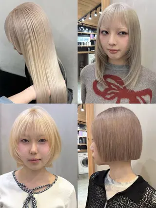 カラー ダブルカラー/寒色 カラー/リリカ🦕のヘアスタイル