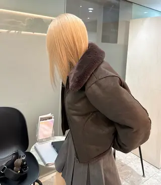 ミディアム 髪質改善/札幌/大通 店長 ヨシカワアツシのヘアスタイル