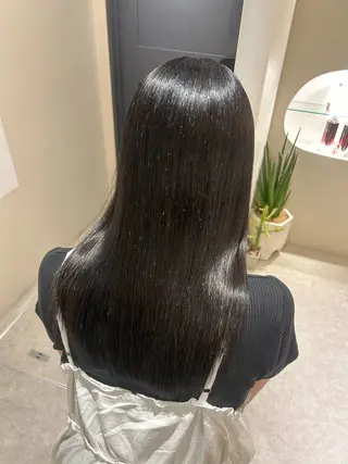 セミロング カラー Abe Kiranaのヘアスタイル