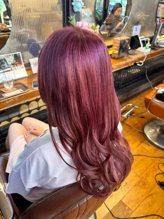 カラー NAGONSTYLE 田村　莉生のヘアスタイル