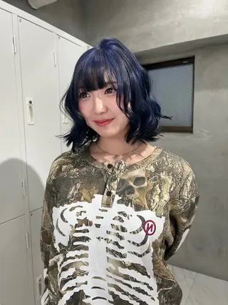 カラー Akari🧬レイヤ ー/ハイトーン/天神のヘアスタイル