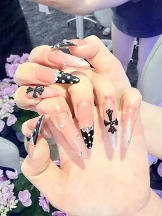 ロング カラー hiro koのネイルデザイン