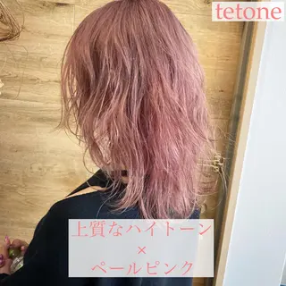 セミロング カラー テトネ タカシのヘアスタイル