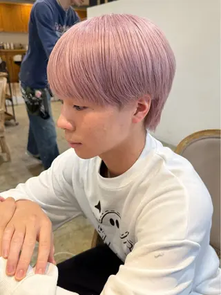 カラー メンズ メンズパーマ特化 三宅陸斗のヘアスタイル