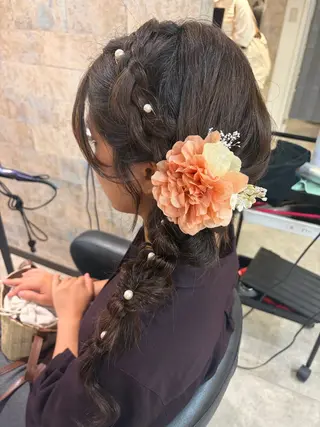 ロング 前田 みのりのヘアスタイル