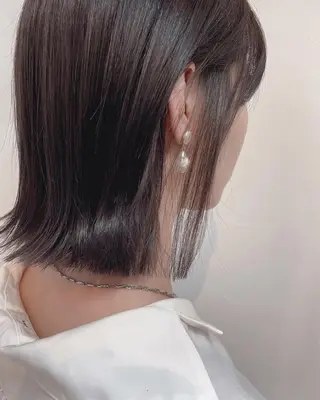 ミディアム カラー 💛🤍U too e’s /店長🧸のヘアスタイル