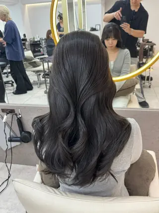 セミロング 赤み消し/髪質改善 似合わせカット/渡邉のヘアスタイル