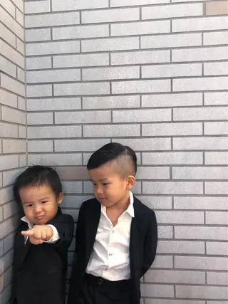 ショート メンズ キッズ 中村 よしひでのヘアスタイル