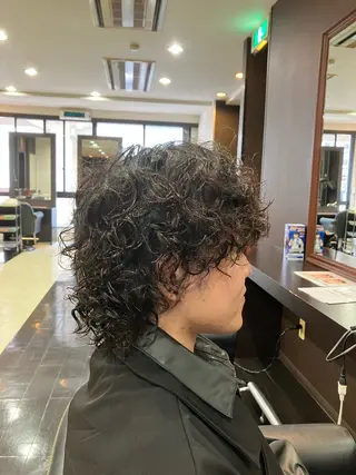 パーマ メンズ 前之園 ひかるのヘアスタイル