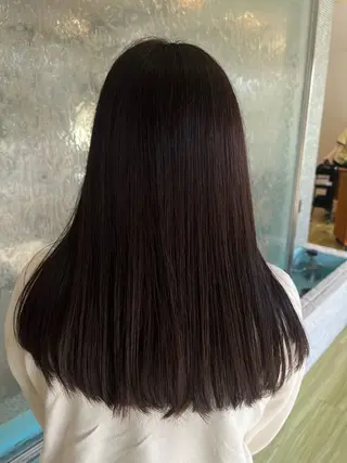 ロング カラー ko koのヘアスタイル