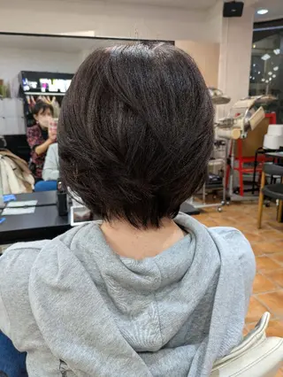 ショート 大人女性カット/ヘア セット✨️片本🌸のヘアスタイル