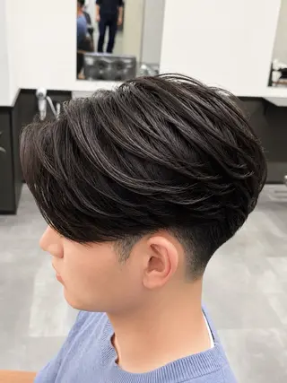 パーマ メンズ 玉置 晴太郎のヘアスタイル