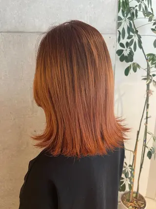 ミディアム カラー 💎 透明感カラー ✨Erina 💎のヘアスタイル