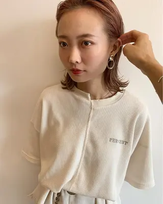 ミディアム 村澤 拓弥のヘアスタイル
