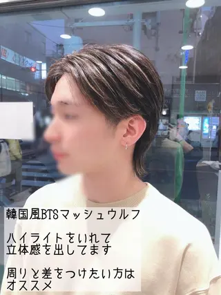 ショート カラー ヘアアレンジ メンズ メンズパーマ特化/ メッシュ/薫/店長のヘアスタイル