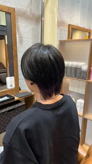 カラー メンズ 石黒 理々花のヘアスタイル