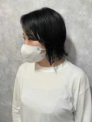ショート モテ髪/ボブ/ショー ト/アダチフウトのヘアスタイル