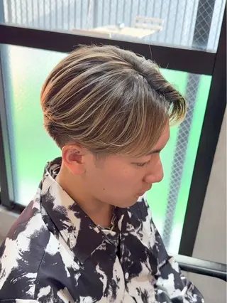 ショート ツイスパ/シャドウ 新井のヘアスタイル
