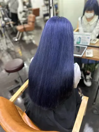 セミロング カラー ヘアアレンジ DANY🦋名駅✂︎ 艶髪/透明感カラーのヘアスタイル