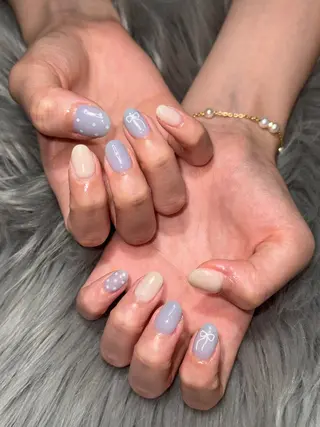 ネイル Momoka 🍑🎀のネイルデザイン
