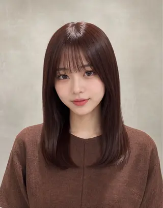 ミディアム カラー 透明感カラー💎 アレンジ🩰Rimiのヘアスタイル