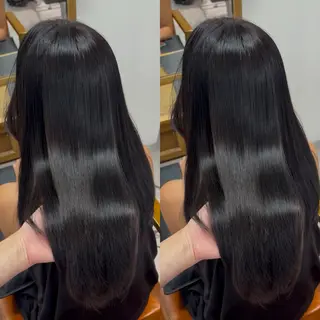 ロング カラー なんば、心斎橋🍓 ハイトーンnicoのヘアスタイル