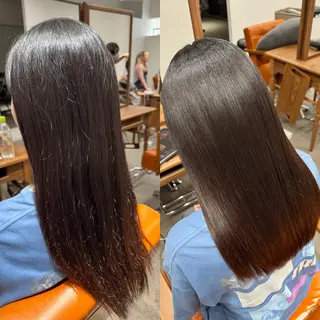 ロング 髪質改善縮毛✨ 泉谷彪芽のヘアスタイル