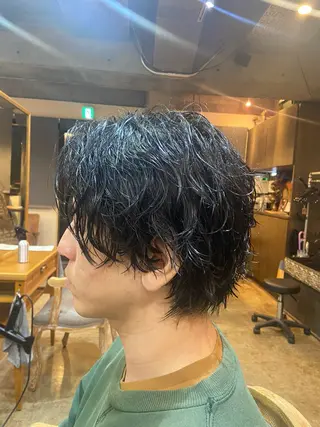 ショート メンズ 岡本 蓮太のヘアスタイル