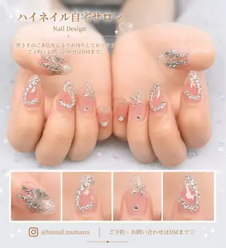 ネイル ハイネイル 自宅サロンのネイルデザイン