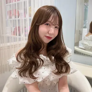 ロング カラー ParveMix 🩶🫧入江 香名のヘアスタイル