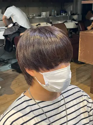カラー メンズ 関根 萌花のヘアスタイル