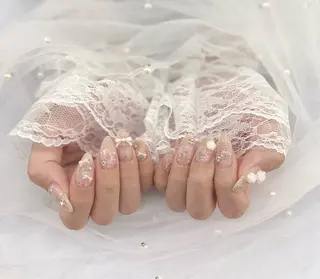 ネイル 🎀ナナミ/渋谷 /ガーリー🎀のネイルデザイン