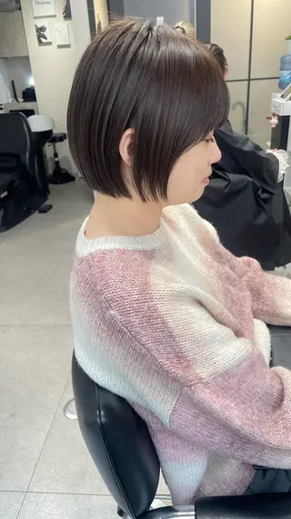 ショート カラー 髪質改善will hairdesignのヘアスタイル