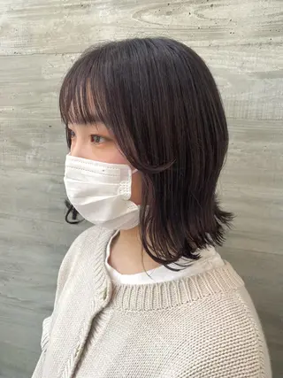 セミロング Okamura Chisatoのヘアスタイル