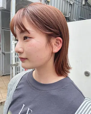 ショート 🪞透け感&韓国ヘア 🪞honokaのヘアスタイル