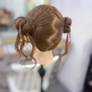 ヘアアレンジ 馬方 雫のヘアスタイル