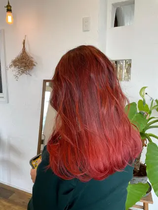 ロング カラー 🌸小掛🌸 豊橋外国人風カラーのヘアスタイル