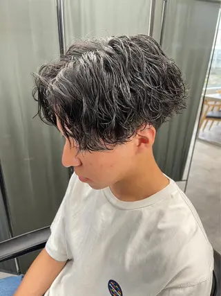 パーマ メンズパーマ/新潟/ 万代/田崎亮🌟のヘアスタイル