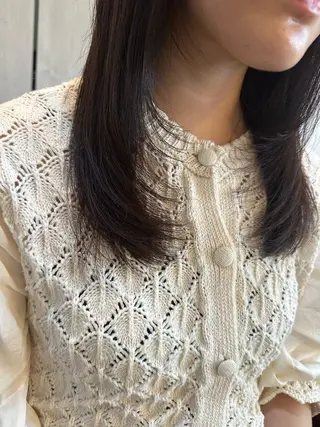 セミロング L'oeuf 山下 アミールのヘアスタイル