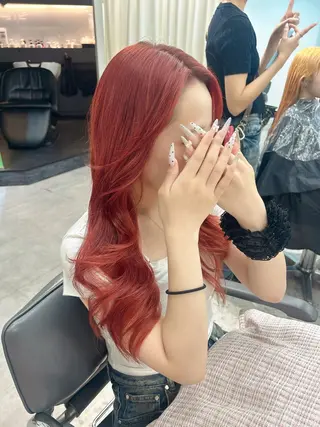 ロング カラー 🤍韓国うる艶カラー 髪質改善YUKI🤍のヘアスタイル