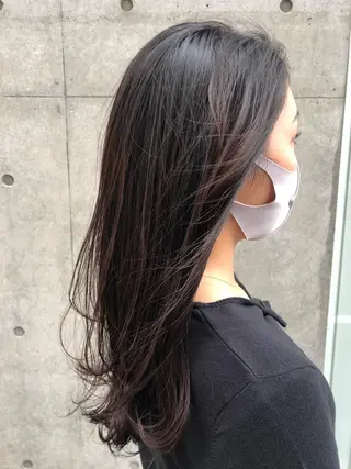 ロング やまさきえりこ ニュアンスパーマのヘアスタイル