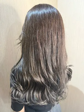 ロング カラー 吉岡 三四朗のヘアスタイル